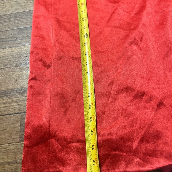 Alice + Olivia Vibrant Red One-Shoulder Dress - Picture 9 of 14